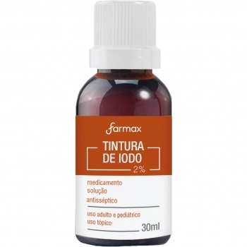 TINTURA DE IODO 2% 30ML FARMAX