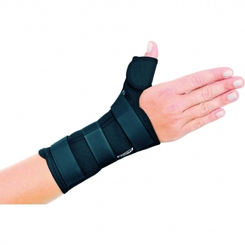 TALA CURTA P/PUNHO C/POLEGAR DIREITO PRETA M