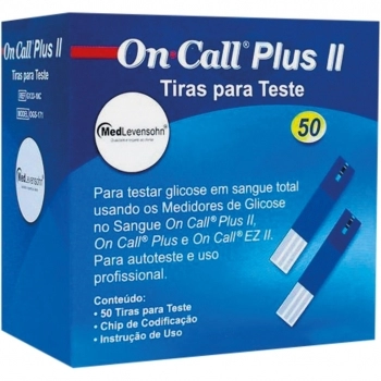 TIRAS REAGENTES ON CALL PLUS II C/50