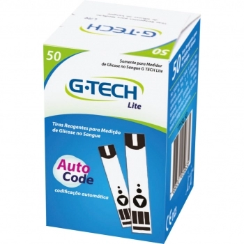 TIRAS REAGENTES G-TECH FREE LITE C/50