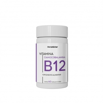 VITAMINA B12 500MG C/60CPS (CIANOCOBALAMINA) - NATUNECTAR