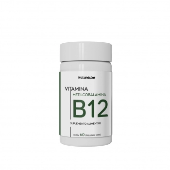 VITAMINA B12 500MG C/60CPS (METILCOBALAMINA) - NATUNECTAR