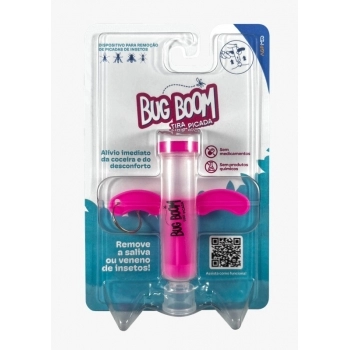 TIRA PICADAS DE INSETOS BUG BOOM ROSA