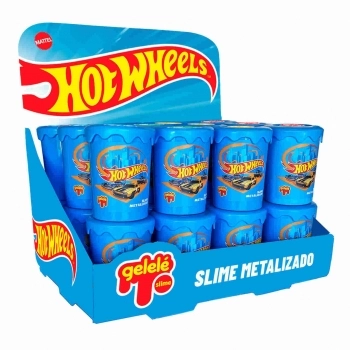 SLIME GELELE HOT WHEELS 180G DISPLAY C/24