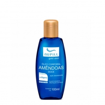 OLEO DE AMENDOAS COLÁGENO NATURAL 100ML NUPILL