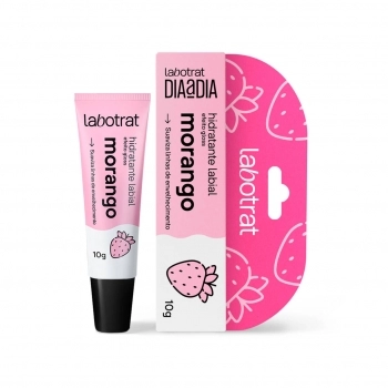 HIDRATANTE LABIAL MORANGO DIA A DIA 10G LABOTRAT