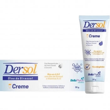 OLEO DE GIRASSOL DERSOL CREME 30G BELLAPHYTUS