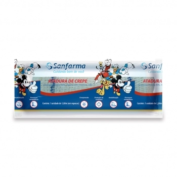 ATADURA DE CREPE 08CM MICKEY SANFARMA