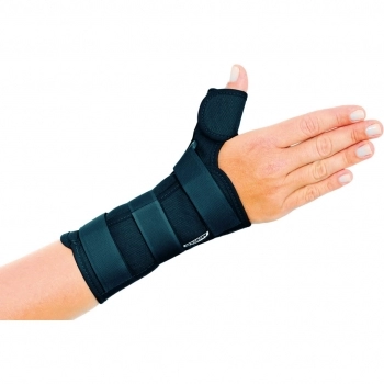 TALA CURTA P/PUNHO C/POLEGAR ESQUERDO PRETA P