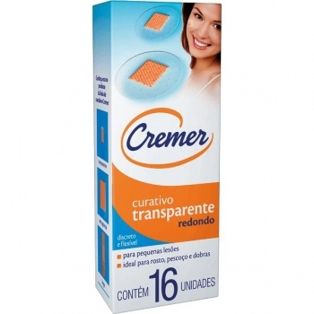 CURATIVO CREMER TRANSP.REDONDO C/16