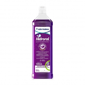 HIDRORAL REIDRATANTE ORAL UVA 500ML ADV