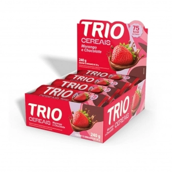 TRIO CEREAL MORANGO C/CHOCOLATE DISPLAY C/12X20G