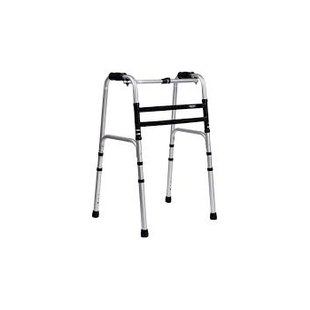 ANDADOR EM ALUMINIO 3 EM 1 DOBRÁVEL ARTICULADO/FIXO PRATA MERCUR