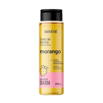 OLEO DE BANHO DIA A DIA MORANGO 200ML LABOTRAT