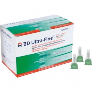 AGULHA P/CANETA DE INSULINA 32GX4MM BD