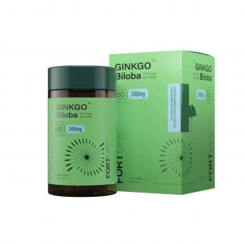GINKGO BILOBA 240MG C/ 60 CAPS FORTLIFE