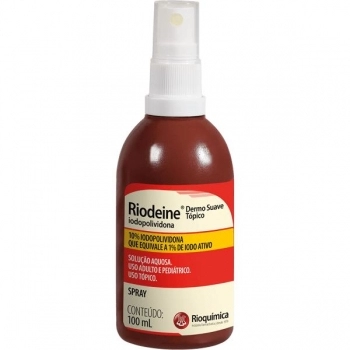 RIODEINE DERMO SUAVE TOPICO PVPI 100ML SPRAY