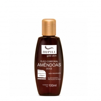 OLEO DE AMENDOAS SEMENTE DE UVA E COLAGENOL 100ML NUPILL