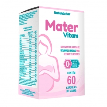 GESTANTE MATER VITAM 500MG C/60CPS - NATUNECTAR