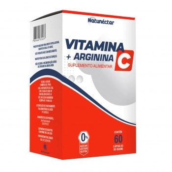 VITAMINA C + ARGININA 650MG C/60CPS NATUNECTAR
