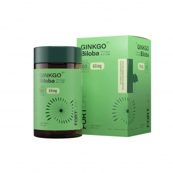 GINKGO BILOBA 80MG C/ 60 CAPS FORTLIFE