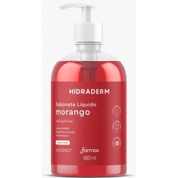 SABONETE LIQUIDO MORANGO 480ML HIDRADERM