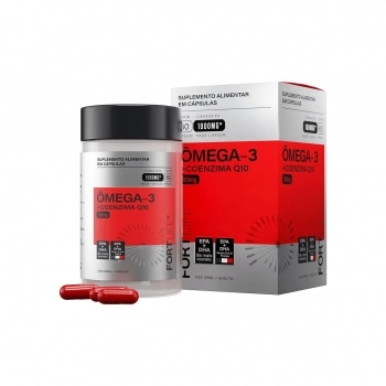 ÔMEGA 3-5X BIO + COENZIMA Q10 100MG C/60 CAPS FORTLIFE
