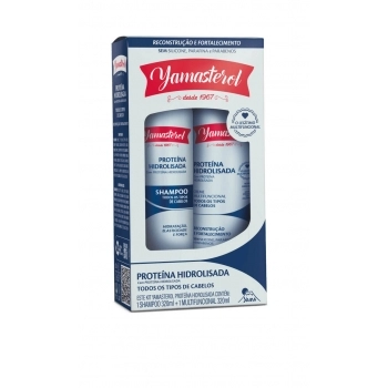 KIT YAMASTEROL PROT. HIDROLISADA SHAMPOO E MULTIFUNCIONAL YAMA