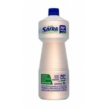 ALCOOL 70% ANTISSEPTICO 1L SAFRA