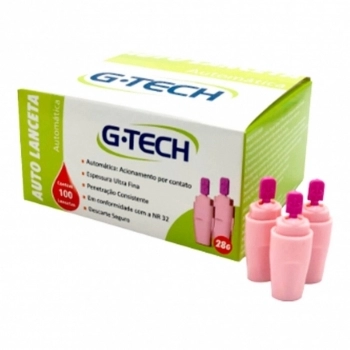 AUTO LANCETA MINI 28G C/100UN G-TECH