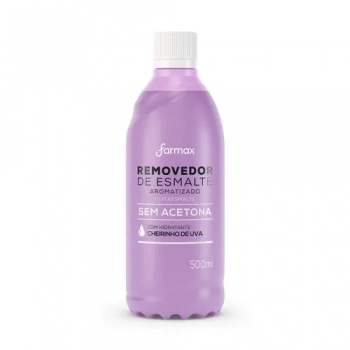 REMOVEDOR ESMALTE S/ACETONA UVA 500ML FARMAX
