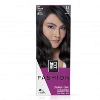 KIT FASHION COLOR 1.1 PRETO AZULADO YAMA