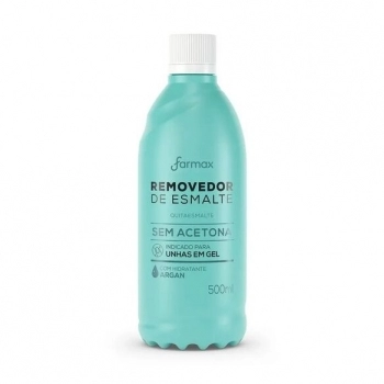 REMOVEDOR ESMALTE S/ACETONA UVA 500ML FARMAX