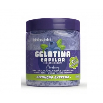 GELATINA CONDICIONANTE CAPILAR BLUEBERRY 500G BIO INSTINTO