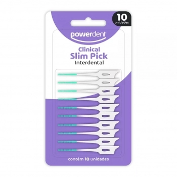 ESCOVA INTERDENTAL SLIM PICK C/10UN POWERDENT