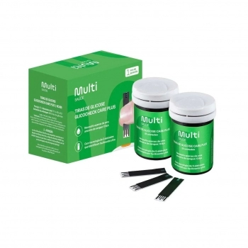 TIRAS REAGENTES GLICOCHECK C/50 MULTILASER