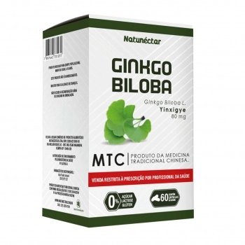 GINKGO BILOBA 80MG C/60CPS - NATUNECTAR