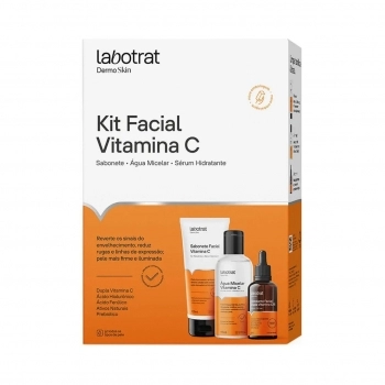 KIT FACIAL VITAMINA C DERMO SKIN C/ 3 ITENS LABOTRAT