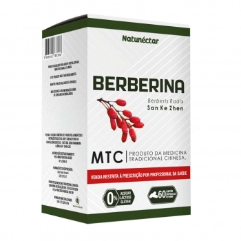 BERBERINA 1500MG C/60 CAPS - NATUNECTAR