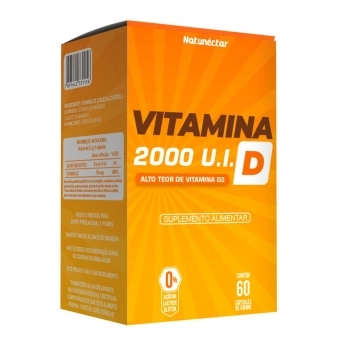 VITAMINA D 2000UI C/60CPS NATUNECTAR