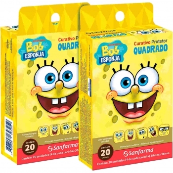 CURATIVO C/ 20 UNIDADES BOB ESPONJA