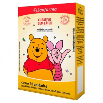 CURATIVO C/ 10 UNIDADES POOH SEM LATEX