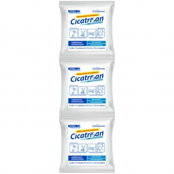 COMPRESSA NAO ADERENTE EST LV3 PG2 C/10 CICATRISAN
