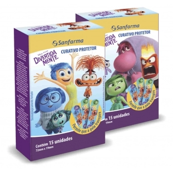 CURATIVO C/ 15 UNIDADES PERSONAGENS DIVERTIDAMENTE