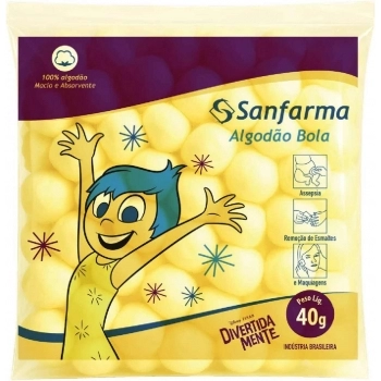 ALGODAO HIDROFILO 40G BOLINHA COLORIDO DIVERTIDAMENTE