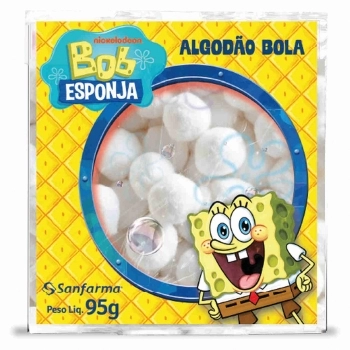 ALGODAO BOLINHAS 95G BOB ESPONJA