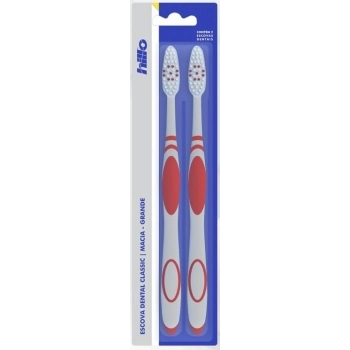 ESCOVA DENTAL ADULTO CLASSIC C/2 HILLO