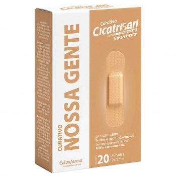 CURATIVO C/20 NOSSA GENTE BEGE SANFARMA