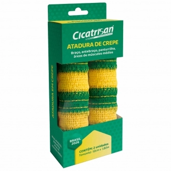 ATADURA DE CREPE 12CM X 1,8M SANFARMA