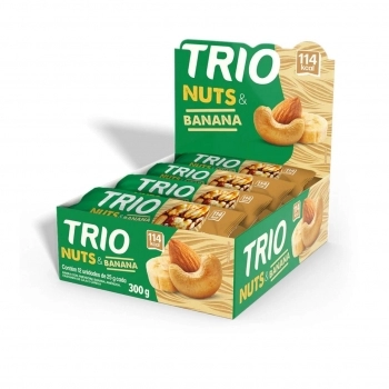 TRIO NUTS E BANANA DISPLAY C/12X25G